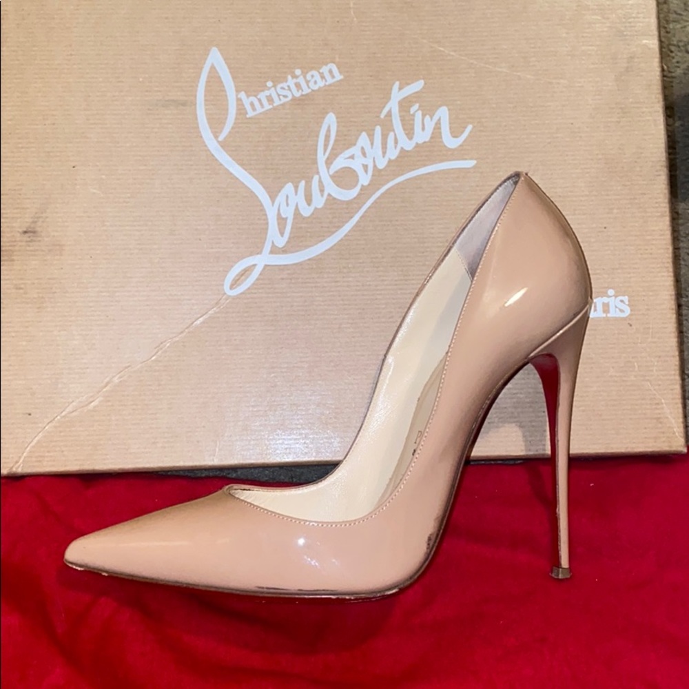 CHRISTIAN LOUBOUTIN SO KATE 120 MM NUDE